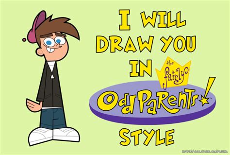 Draw you as a fairly oddparents character by Pijusna.